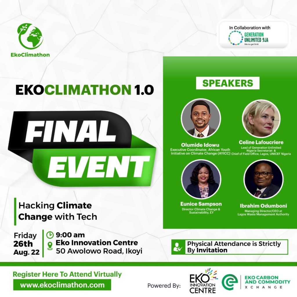 EkoClimathon 1.0 Hackathon To Round Off With Closing Ceremony On 26th August