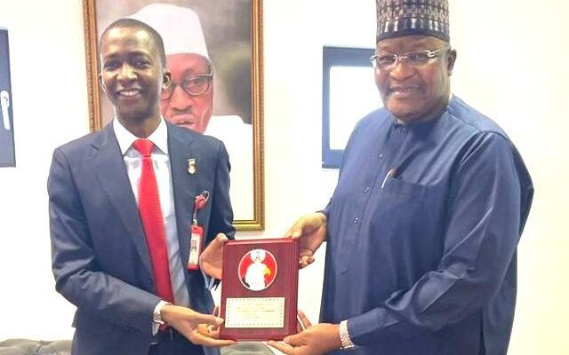 Danbatta Receives EFCC Ambassadorial Badge