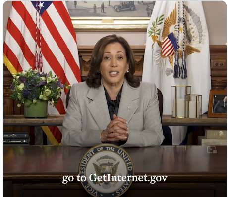 High-speed internet is not a luxury. It is a necessity – Vice President Kamala Harris