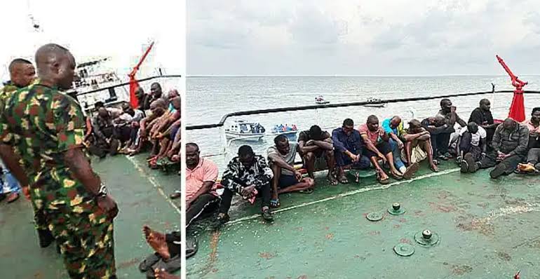 Navy Apprehends 17 Suspects for Illegally Siphoning 15 Million Liters of Crude Oil, Indicts Tompolo