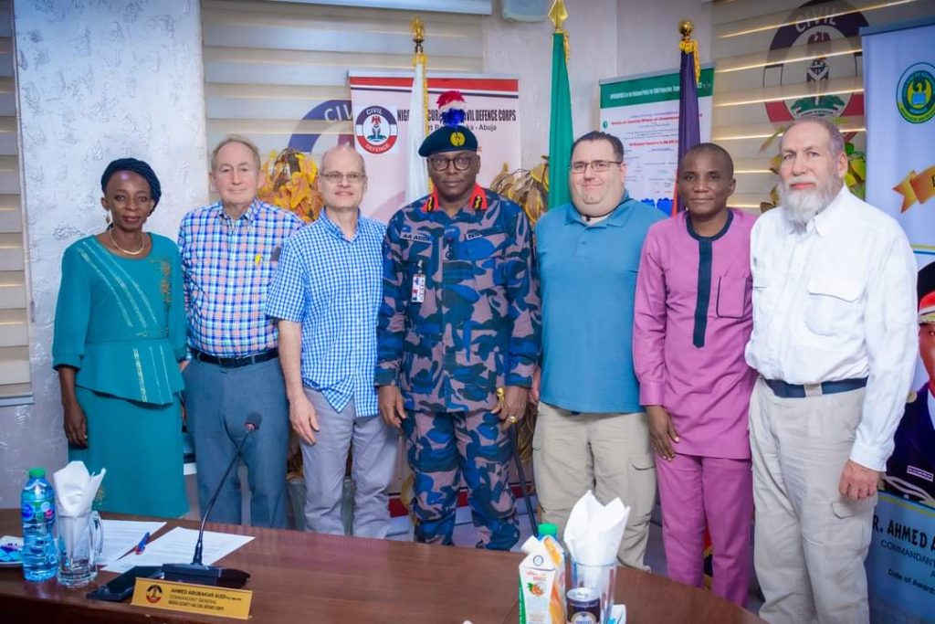 NSCDC Enhances Security Capabilities with Drones and Walkie-Talkies Donation