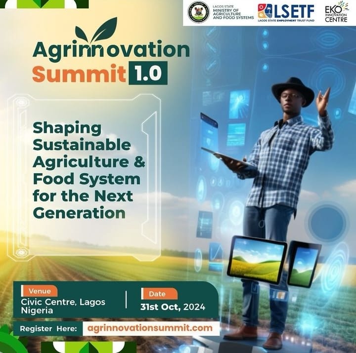 Lagos Agrinnovation Summit, Agrithon 1.0 Set for October 31st