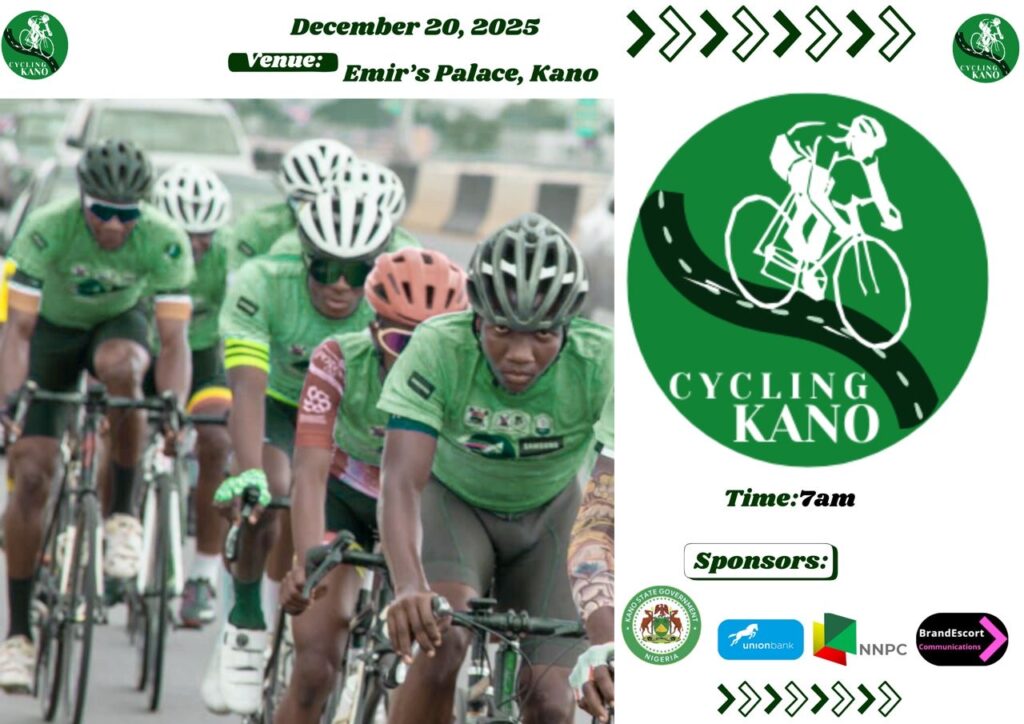 Union Bank, NNPC, Others Throw Weight Behind Cycling Kano, December 20
