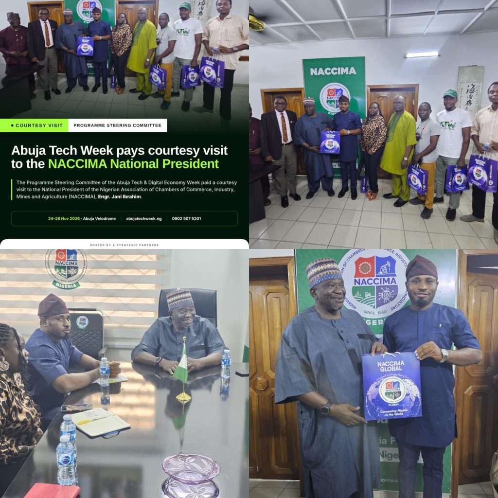 Abuja Tech Week 2026 Steering Committee Pays Courtesy Visit to NACCIMA President, Strengthens Private Sector Collaboration for Technology and Investment
